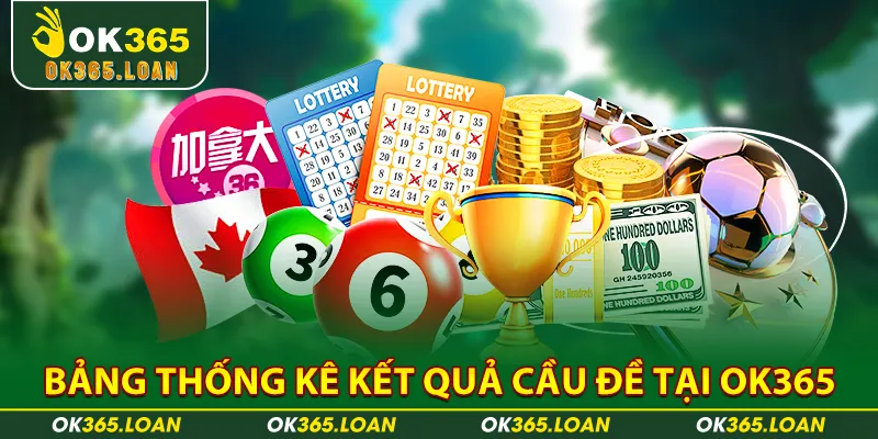 Bảng thống kê kết quả cầu đề tại OK365