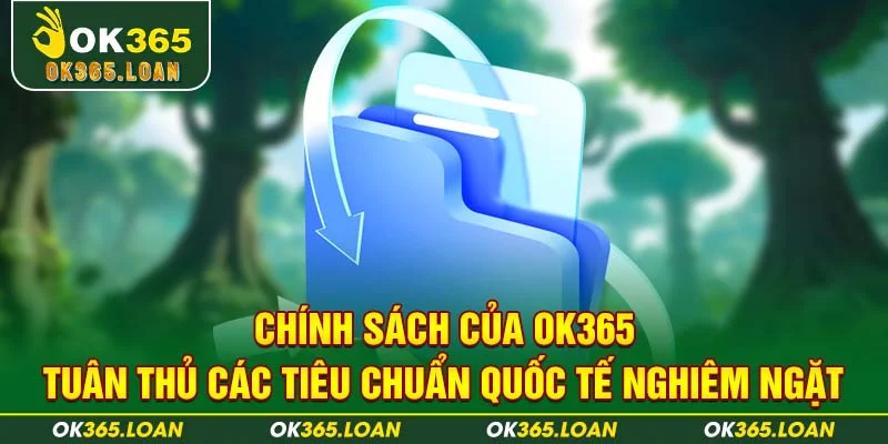 Chính sách của OK365 tuân thủ các tiêu chuẩn quốc tế nghiêm ngặt